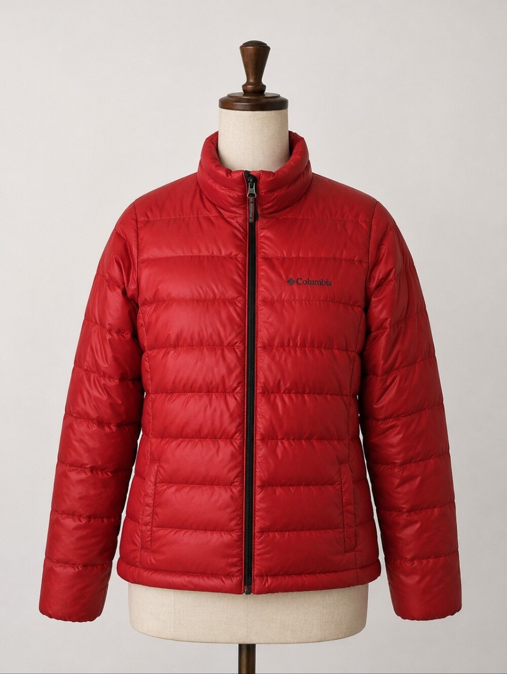 Columbia Girls’ Red Puffer Jacket – Junior Large (14–16) / Fits Women’s XS–S